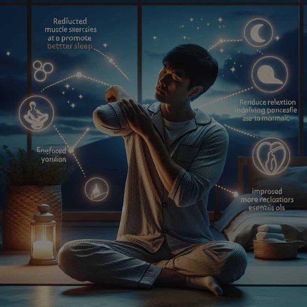 Quels sont les avantages spécifiques des étirements en fin de journée pour favoriser un meilleur sommeil ?