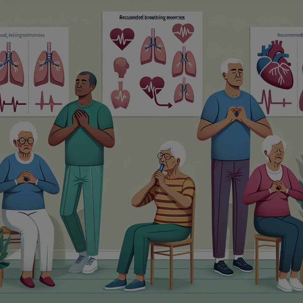 Quelles pratiques de respiration sont recommandées pour les seniors atteints de pathologies cardiaques ?